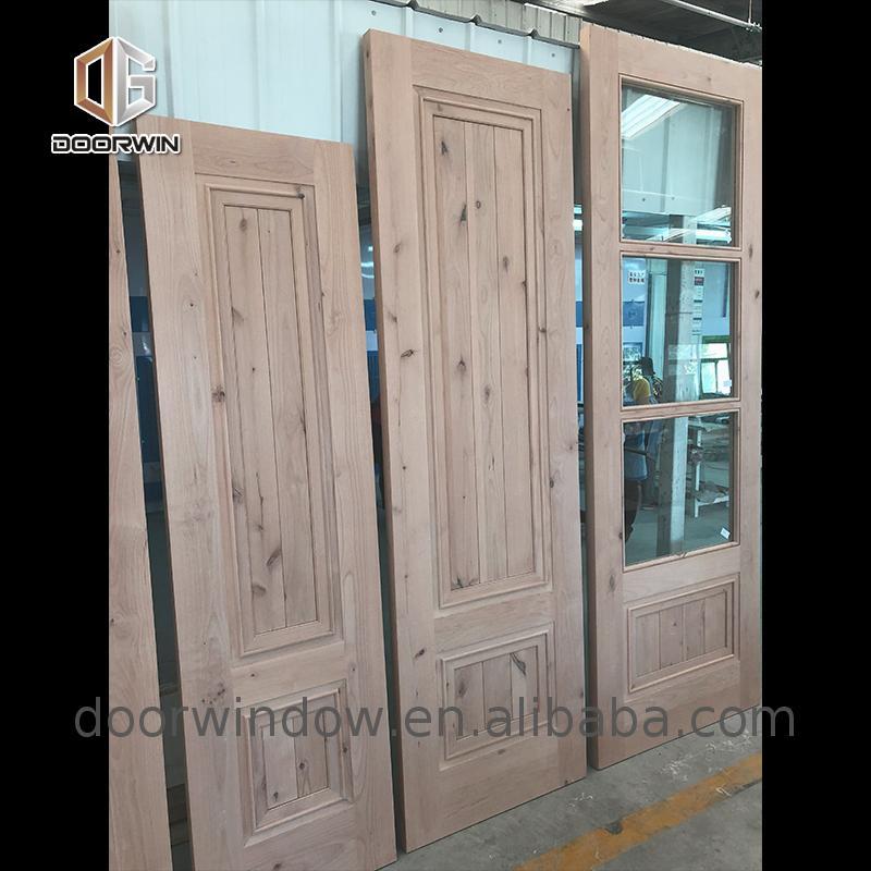 DOORWIN 2021Good quality and price of typical interior door size types doors two panel solid wood