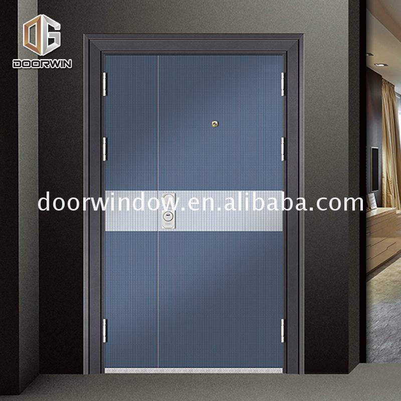 DOORWIN 2021Good quality solid interior door prices single panel doors security hinges for outswing