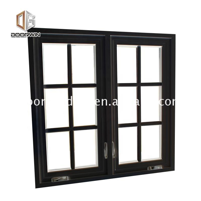 DOORWIN 2021Grill design TEAK wood window with factory price