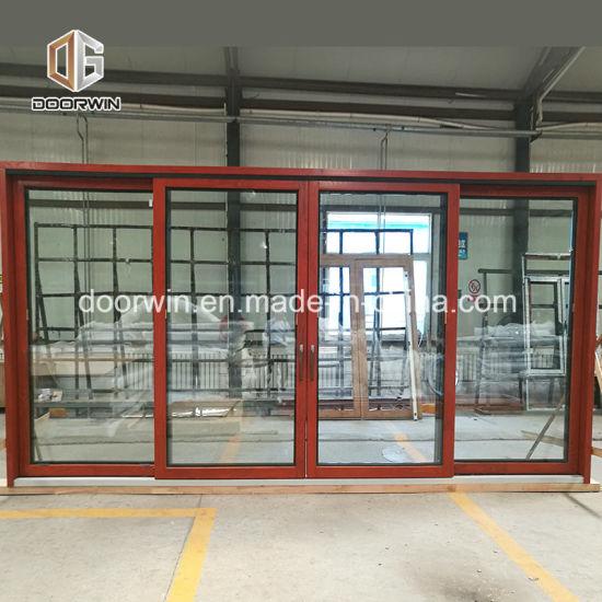 DOORWIN 2021Grille Glass French Hinged Aluminum Clad Solid Wood Composite Door, Double Glazing Tempered Glass French Door - China Wood Door, Solid Wood Door
