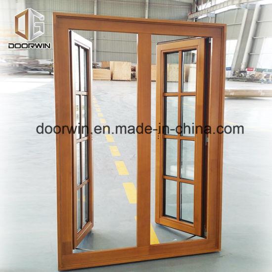 DOORWIN 2021Grille Round-Top Casement Window Solid Pine Wood Larch Wood Window - China Wooden Window, Wood Window