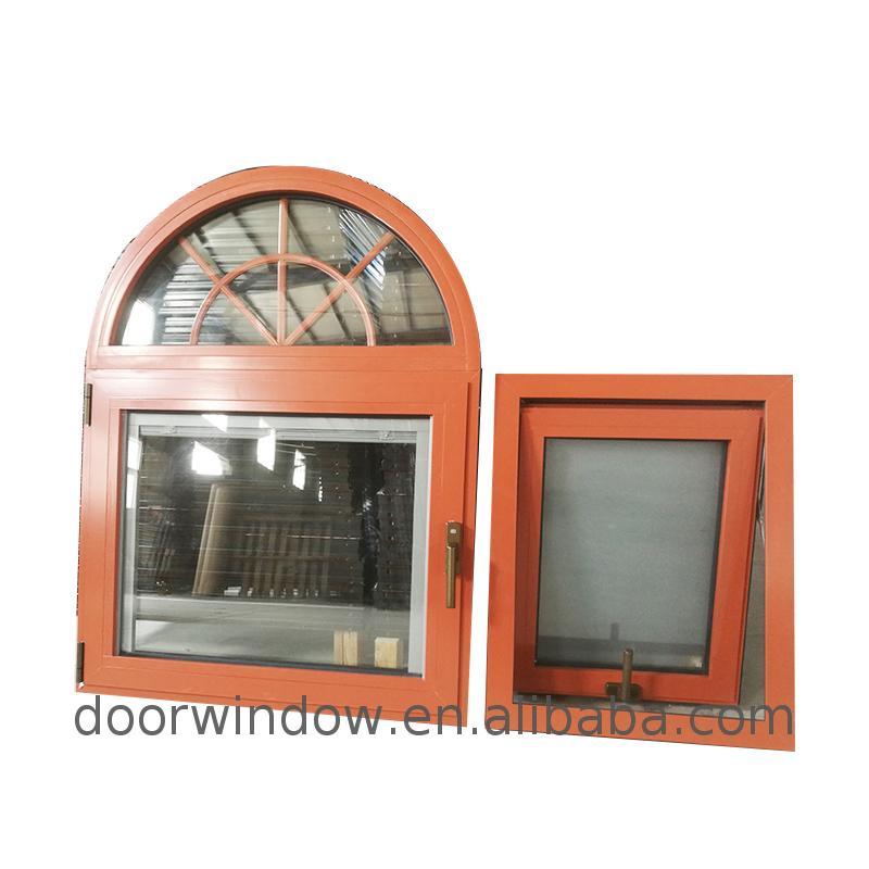 DOORWIN 2021Grille design frosted glass frame round window by Doorwin