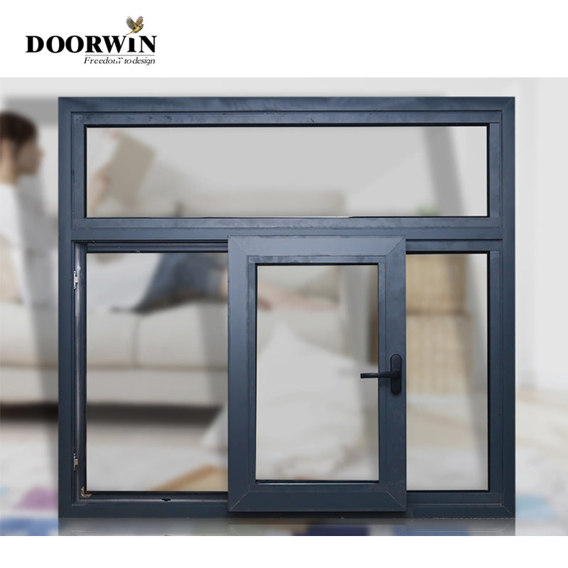 Doorwin 2021best storm types of Aluminium sliding&tilt-window price big glass windows sliding window