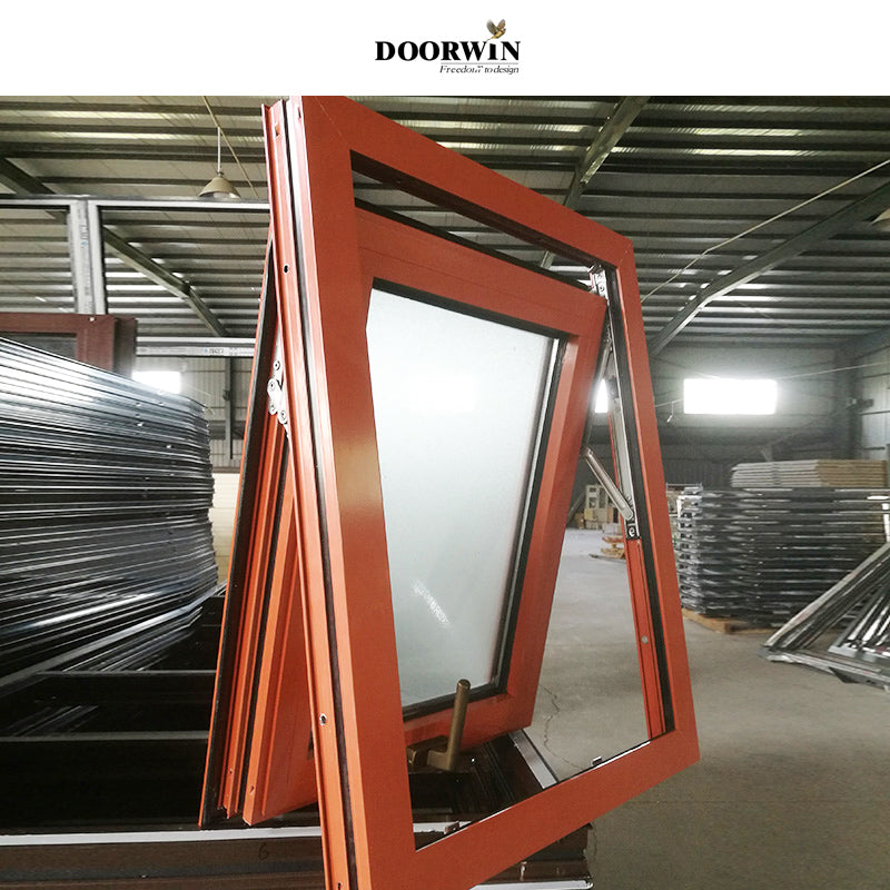 Doorwin 2021Doorwin Unique Design Top Quality Thermal Break Aluminum Awning Window For Residential Homes