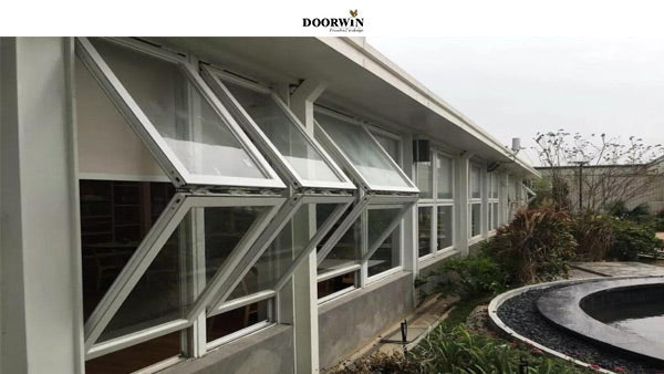Doorwin 2021US Vertical Types Double Glazed Thermally Broken Aluminum Bi Folding Glass Windows And Doors