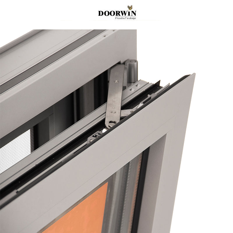 Doorwin 2021Best sale rubber seals for Customized color aluminium double opening tilt and turn window