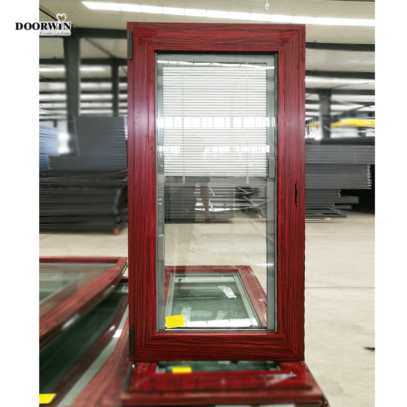 Doorwin 2021China certified supplier cheaper price aluminium double glazed tilt and turn window