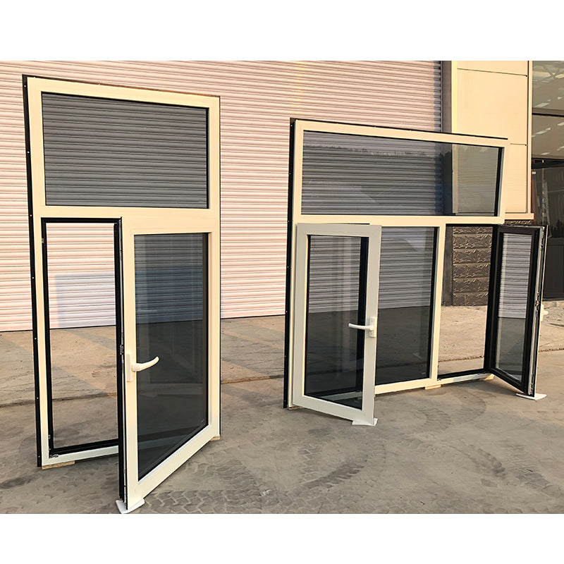 Doorwin 2021Factory made thermal break aluminum best low e glass windows heat strengthened swing window