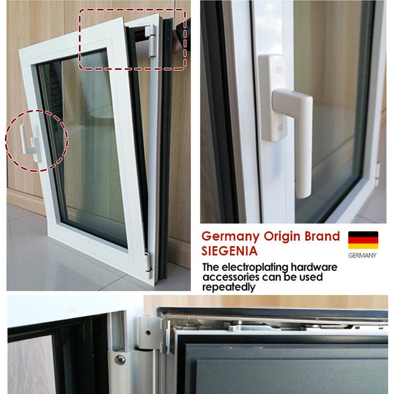 Doorwin 2021NFRC windows bulletproof glazed aluminium casement window door with 10 years warranty