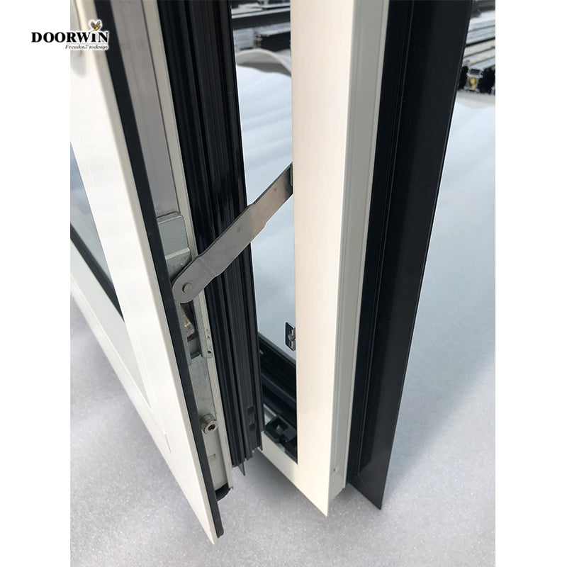 Doorwin 202110 DAYS fast shipping hot sale rain proof Low-E tempered glass thermal break aluminium tilt turn doors and windows