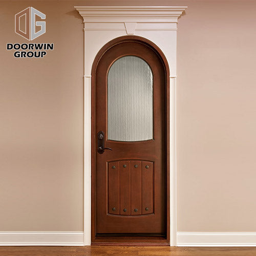 Doorwin 2021Original stock colonial front entry doors clear glass door classic wooden designs