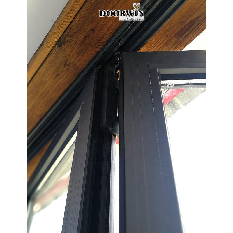 Doorwin 2021California architectural residential project storefront commercial thermal break aluminum glass folding doors