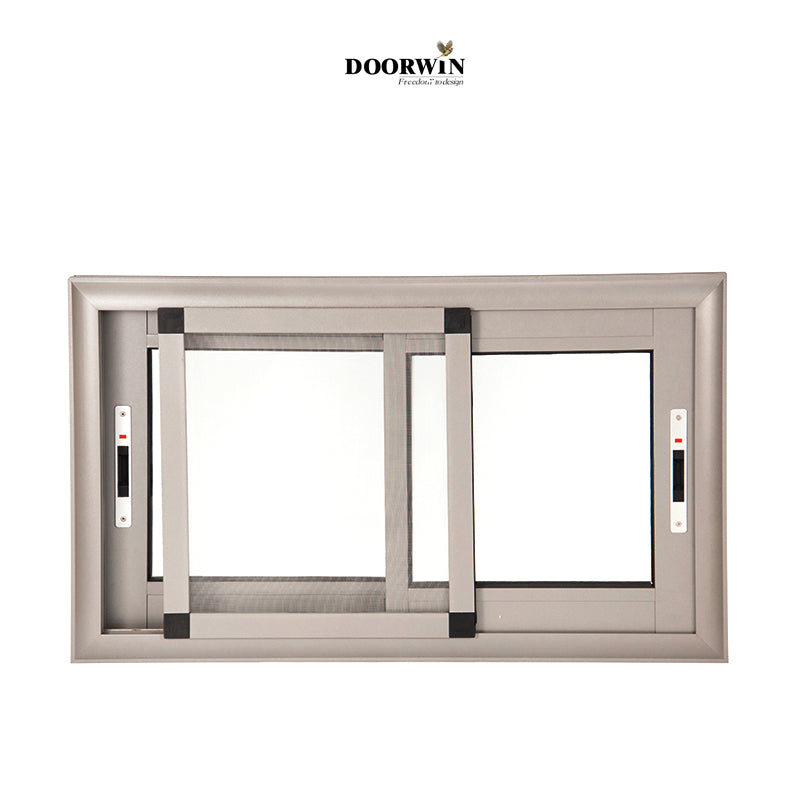 Doorwin 2021American New Style Double Glazed Aluminium Cladding Wooden sash Frame 60 X 30 Slider Wooden Cover Sliding Windows