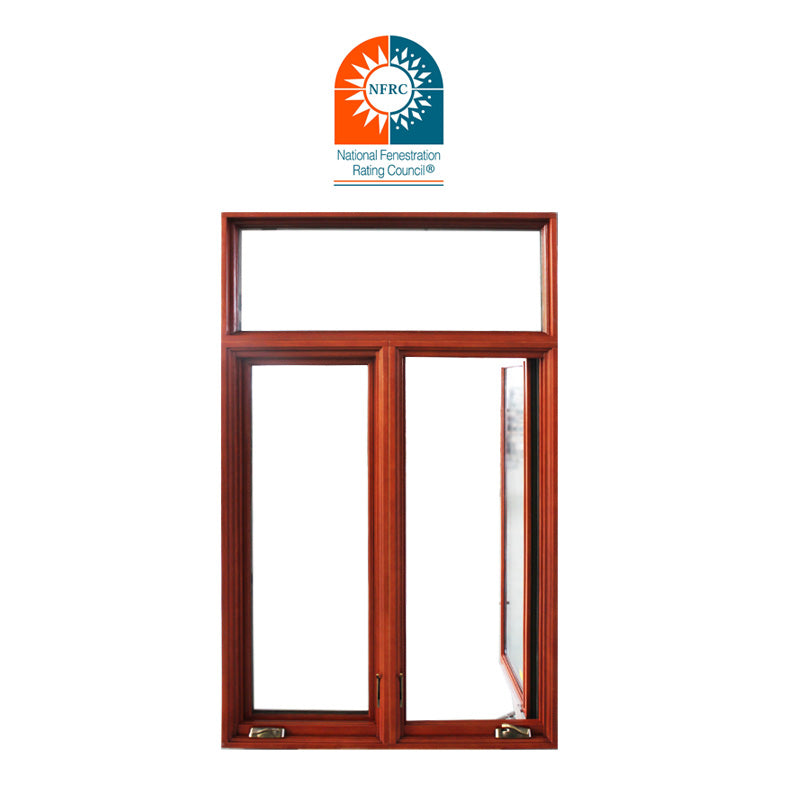 Doorwin 20212020 Best Hot Selling China manufacturing Triple Glazed Security Small Aluminum Clad Wood Crank Out Casement Windows