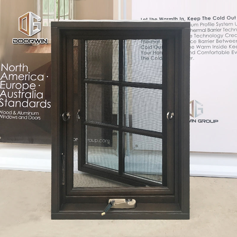 Doorwin 2021Australian standard wood and aluminium crank windows American style crank open window