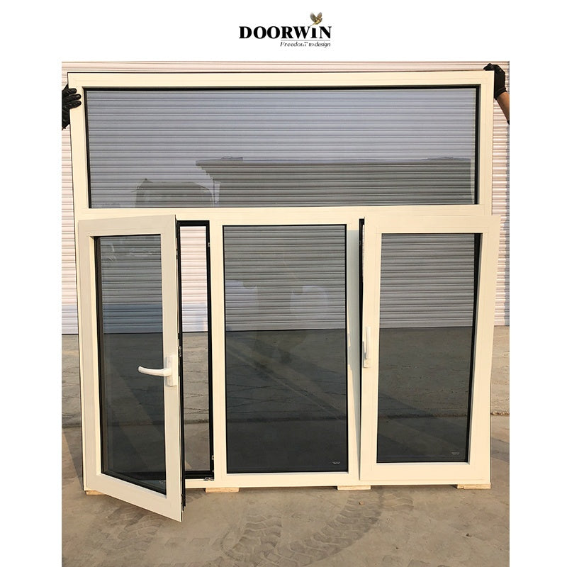 Doorwin 2021Replacement Latest Design Burglar Proof Steel Tilt-Wash Opening Tilt And Turn Aluminium Casement Windows