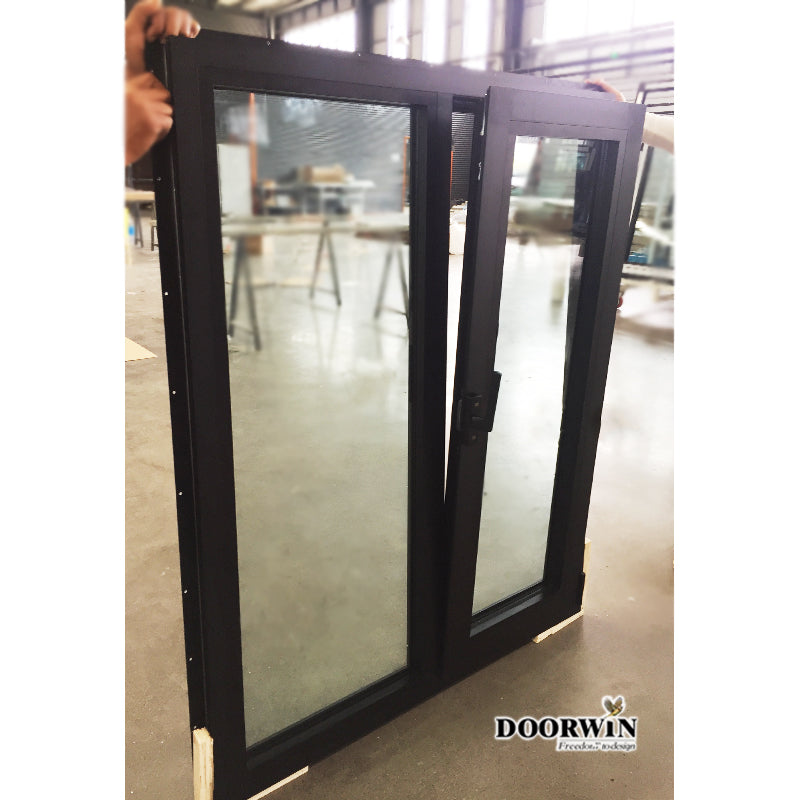 Doorwin 2021Made in china Latest Design Anodized Aluminum Tilt And Turn Opening French Style Casement Window