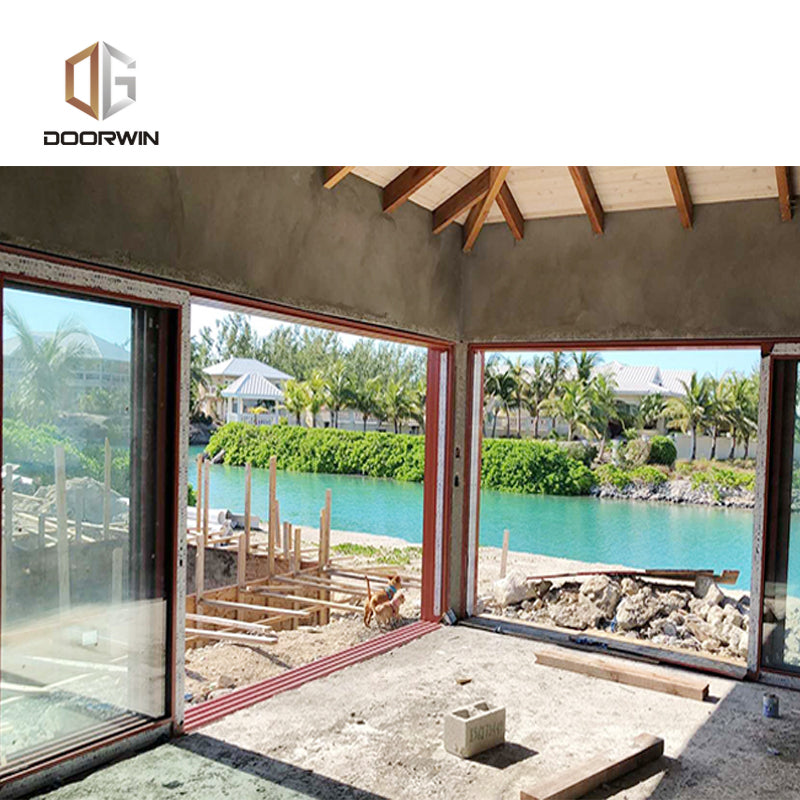 Doorwin 2021Only rest 3 days 20% discount Aluminum alloy wall framing building material Double tempered glass sliding doors