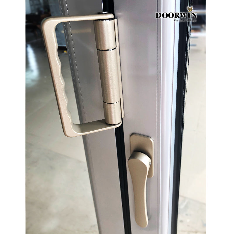 Doorwin 2021China factory German high quality aluminium bifold doors French style standard Aluminum Bi Folding door