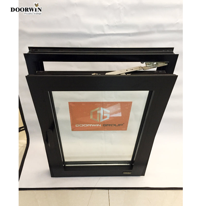 Doorwin 2021China factory supplier Powder coated economical double glazed aluminium tilt and turn window