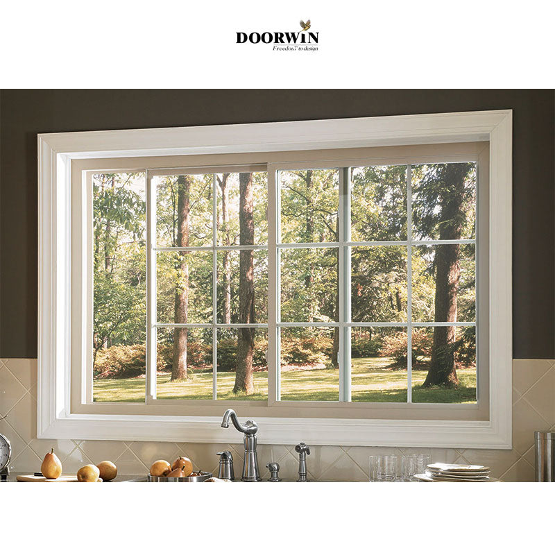 Doorwin 2021TOP WINDOW Aluminium Windows and Doors Sliding Window with Inside Grill