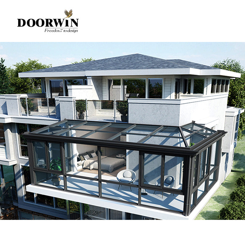 Doorwin 2021Environmentally friendly aluminium sun room very cheap aluminium profile