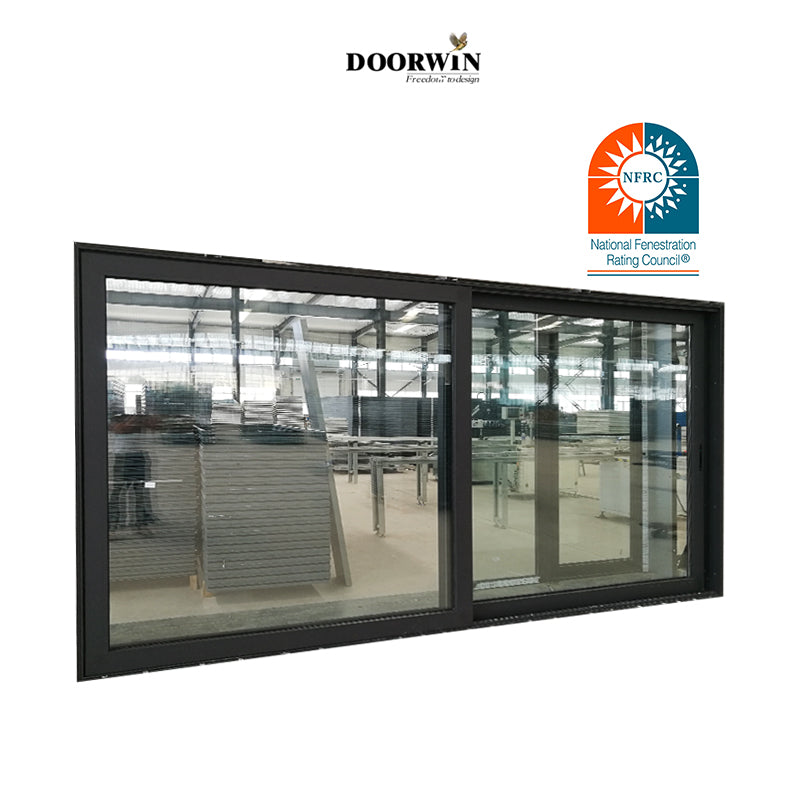 Doorwin 2021Top 10 supplier thermal break aluminum window and doors sliding windows with double glass