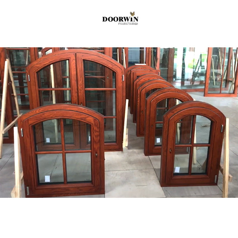 Doorwin 202110 Year Warranty Energy Efficient Hot New Products Cheapest Price High-End Custom Fitted Arched Interior French Doors