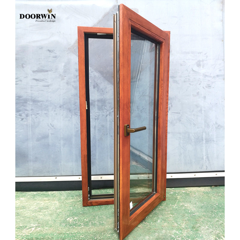 Doorwin 2021Recommended for luxury/high-end homes wood Tilt & turn casement windows
