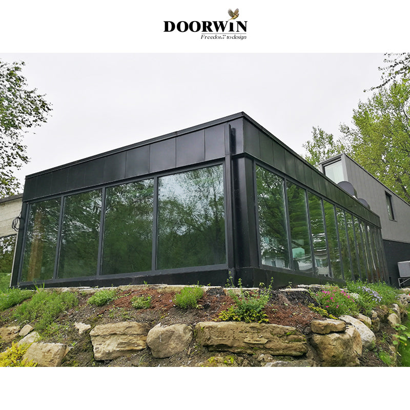 Doorwin 2021Custom made window frames wall decor transparent glass coverings curtain wall