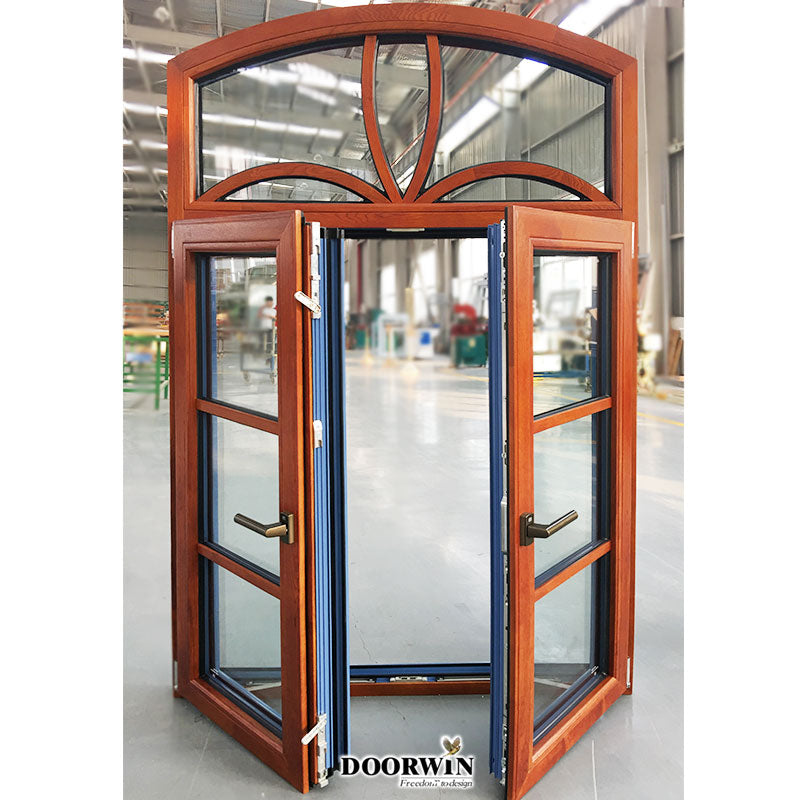 Doorwin 2021Boston cheap price with mosquito screen tempered safety glass aluminum wood window