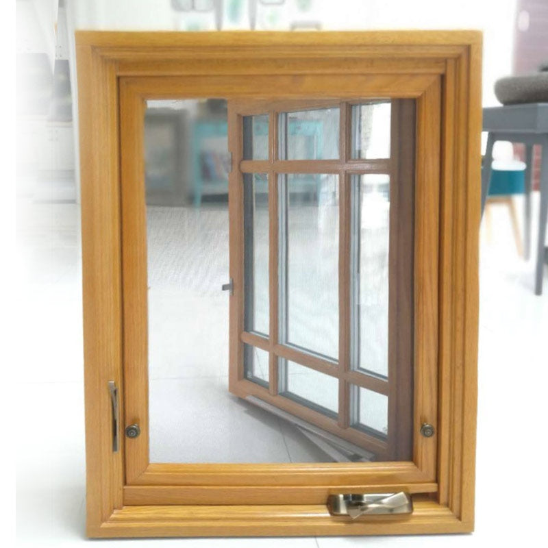 Doorwin 2021California crank handle wooden aluminium casement windows