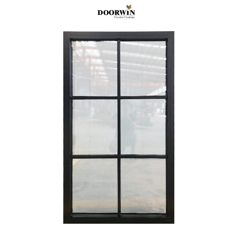 Doorwin 2021China Customized detroit excellent quality window dual pane tilt turn grill design triple glazed LOW-E glass windows