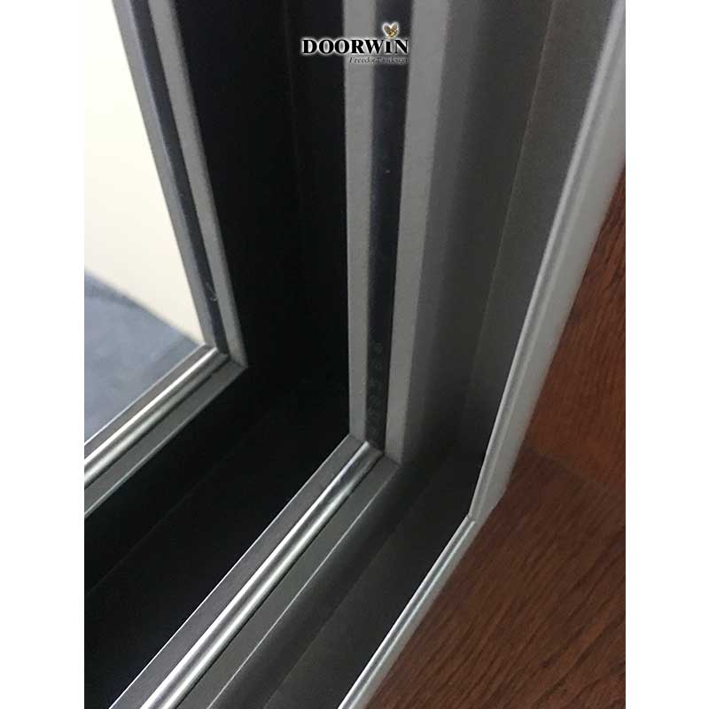 Doorwin 2021american hardware aluminium two ways opening sliding and turn casement window