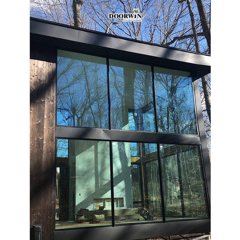Doorwin 2021Slim Frame Thermal Break Aluminium Tilt And Turn Two Opening Ways Window Designs For Living Room