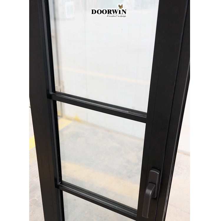 Doorwin 2021Beautiful Grill Design Pictures Powder Coating Extruded Aluminium Frame 30X30 30X60 60X48 Window