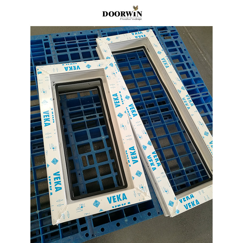 Doorwin 2021NFRC Standard factory made Double Glazed wood aluminum crank casement Windows