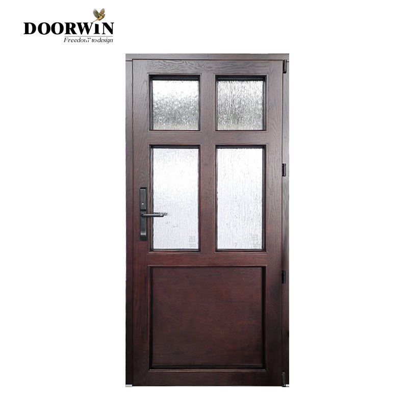 Doorwin 2021Top Quality Solid Red Oak Wood Imported From USA/CANADA with Aluminum Cladding