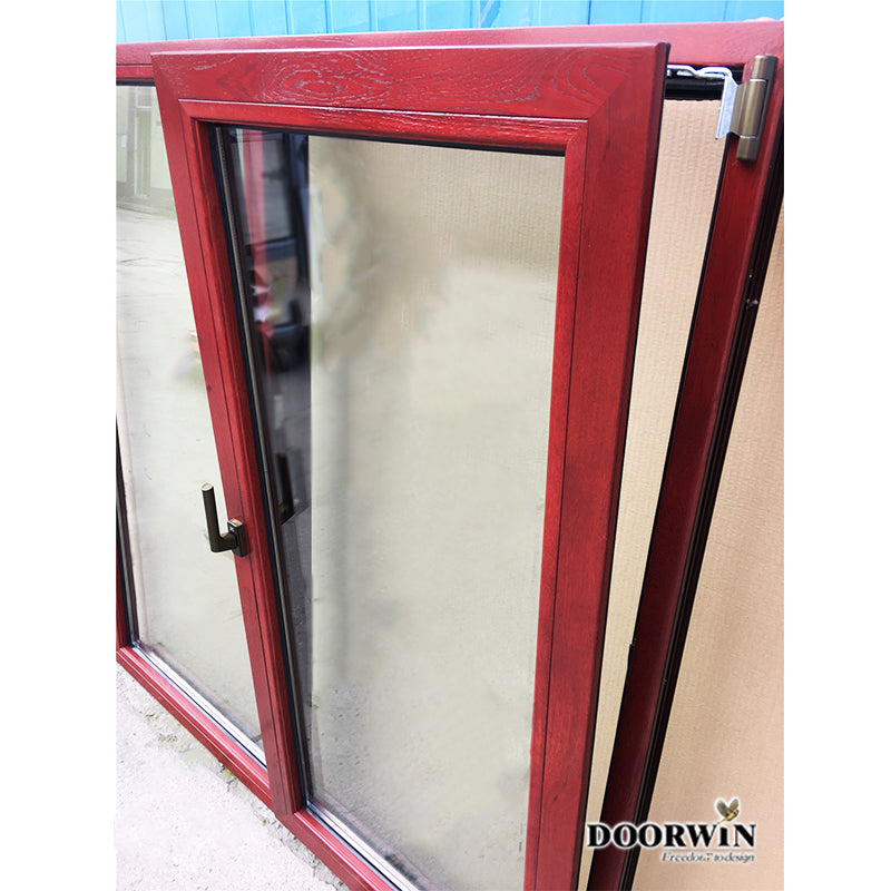 Doorwin 2021Using German-Origin Henkel Wood Adhesive Aluminum Clad Turn And Tilt Opening Replacement Window