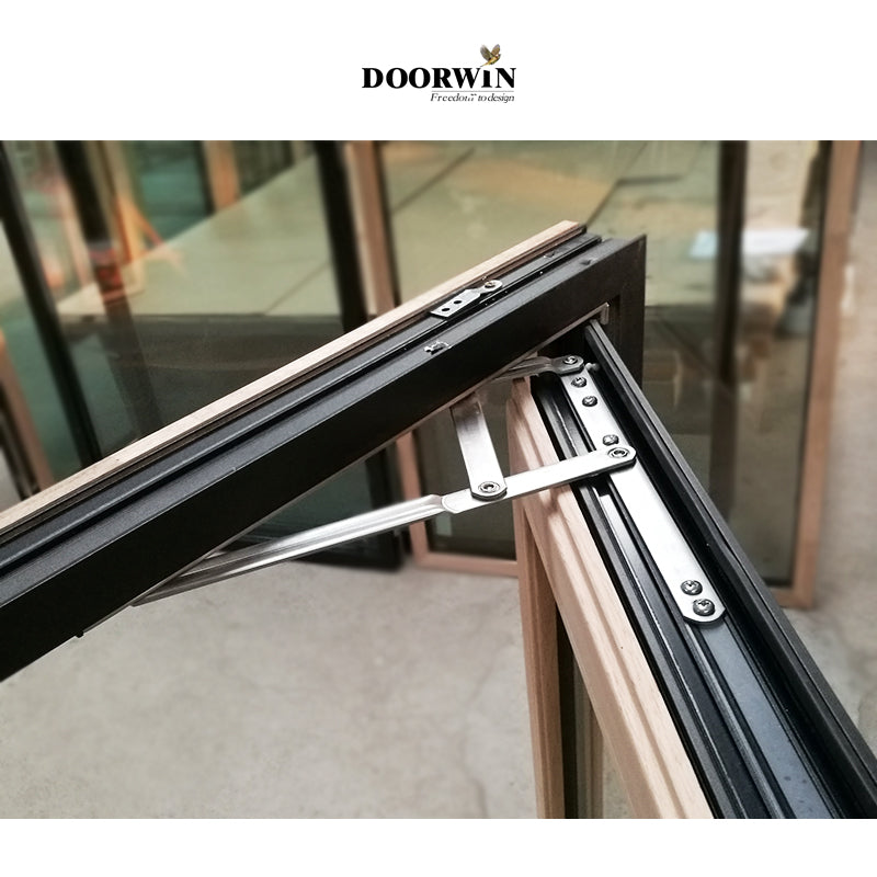 Doorwin 2021Opening aluminum clad wood casement old wood windows for sale