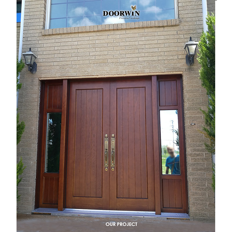 Doorwin 20212020 Latest Design 100% testimonials High quality Customized Solid Wood Door from Doorwin