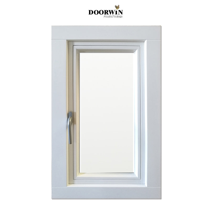 Doorwin 20212020 NFRC Standard New York City residential out-swing opening pine wood white color large casement window