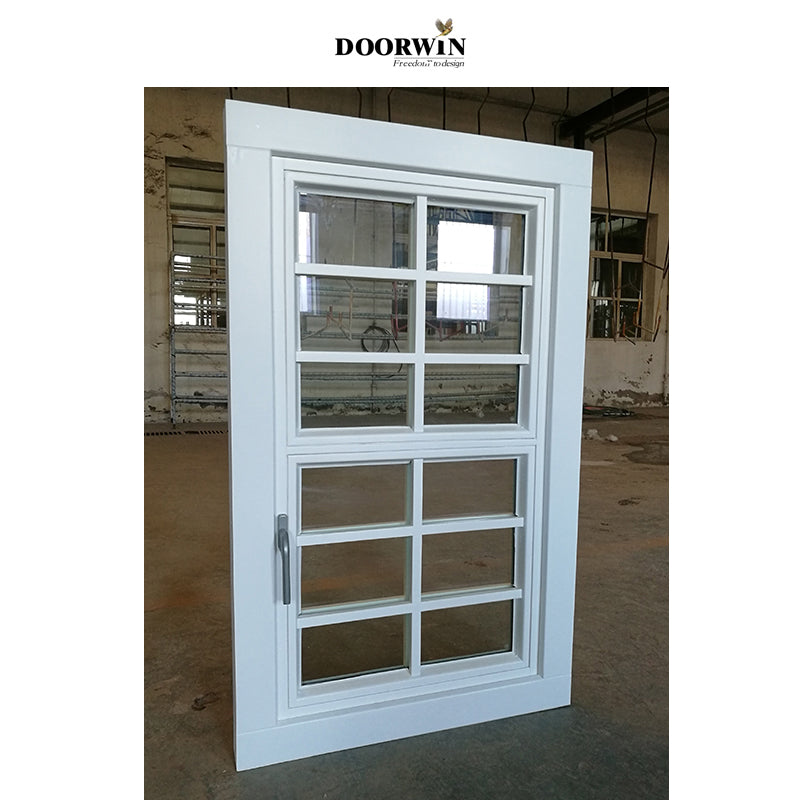 Doorwin 2021Modern window grill design iron miami Awning Aluminium Vertical Bathroom outward opening Windows