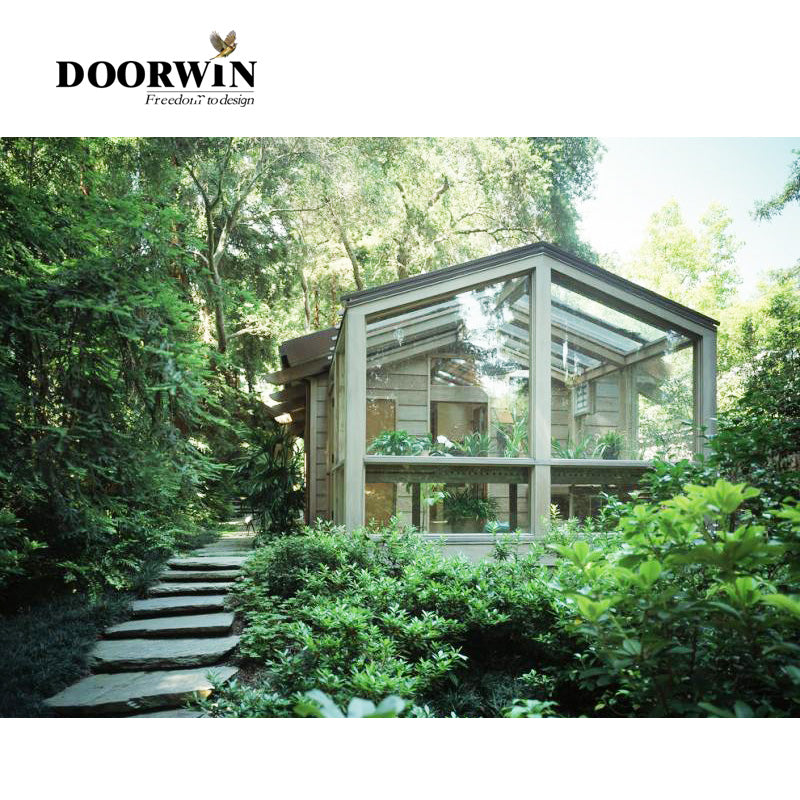 Doorwin 2021Laminated Low-e Conservatory Reflective Sunbathe Sunroom Aluminum Frame Winter Garden Conservatory Window