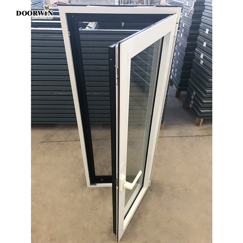 Doorwin 2021Replacement Latest Design Burglar Proof Steel Tilt-Wash Opening Tilt And Turn Aluminium Casement Windows