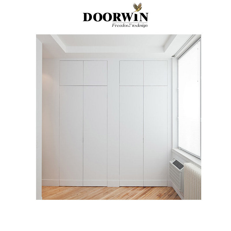 Doorwin 2021America style doors solid wood door invisible oak door with double buckle lines