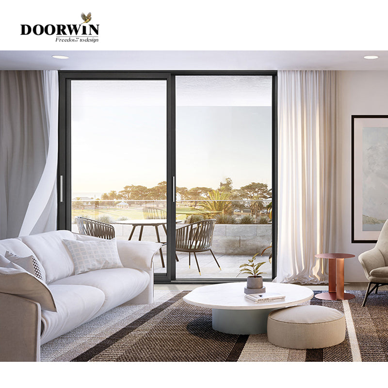 Doorwin 2021California Slim Narrow Frames large view sunshine transparency exterior heavy duty lift and slide sliding doors