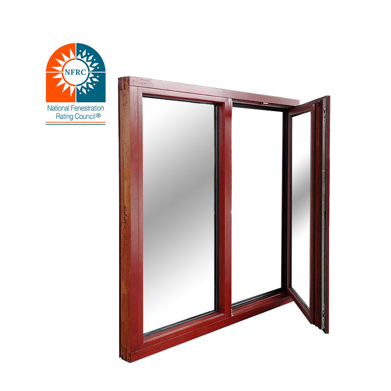Doorwin 2021Manufacturer Wooden-Door-And-Window-Frame-Design Windows with Glass Shutters 9 Pane Frame for Sale Windows