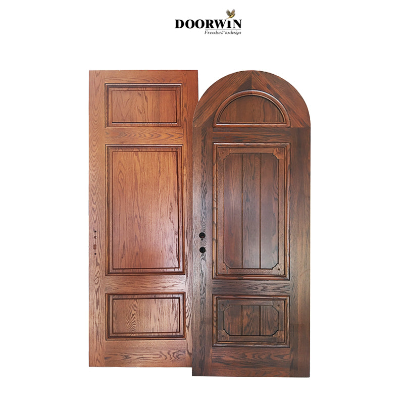 Doorwin 2021Doorwin exterior wood door picture china solid wood windows and doors cheap solid wood interior door