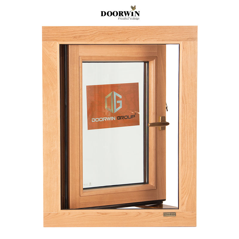 Doorwin 2021Germany origin brand the newest outward opening aluminum clad wood casement old wood windows for sale